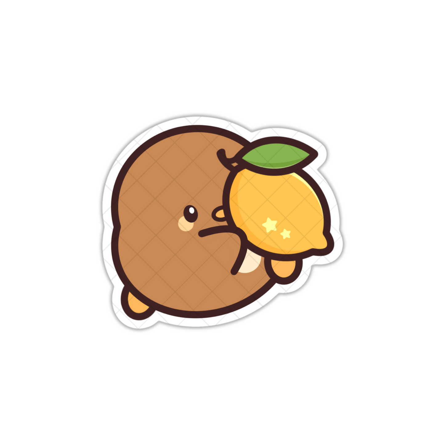Piri with Lemon Sticker