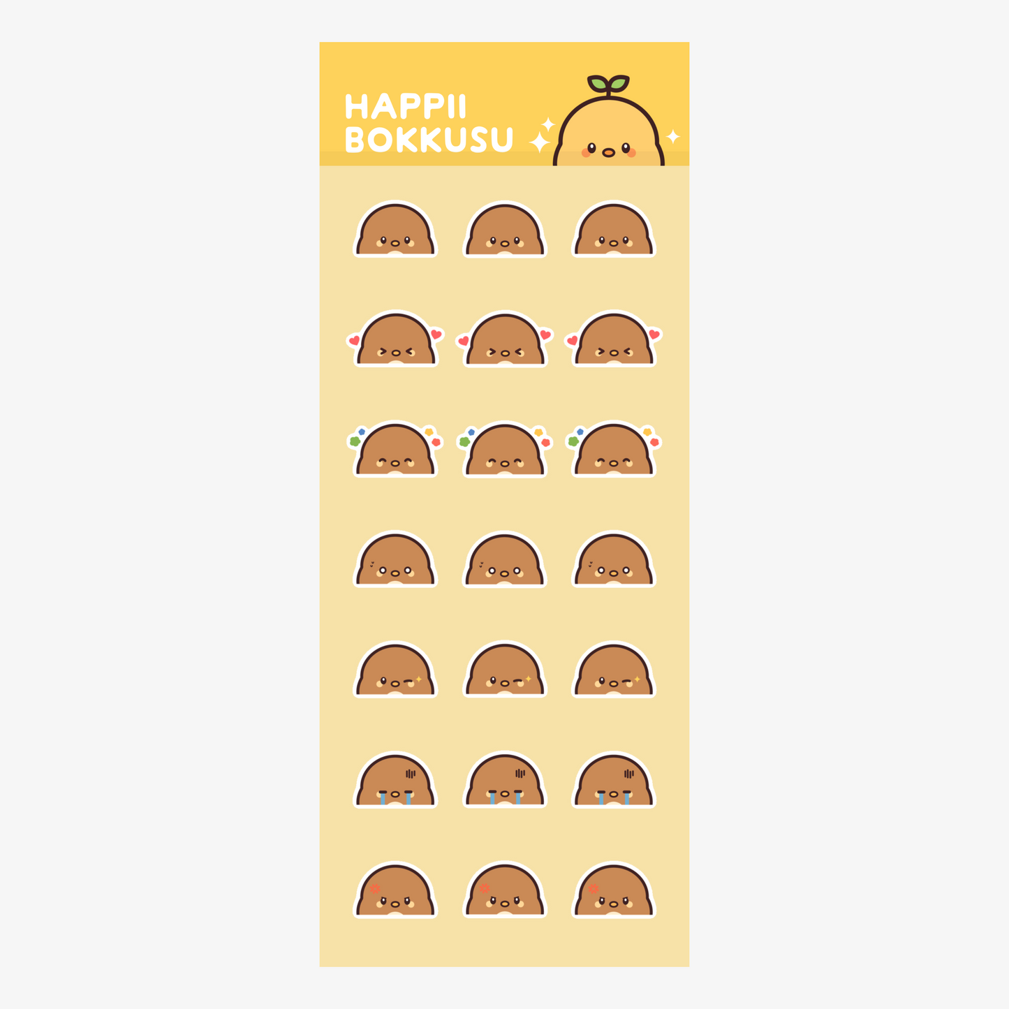 Sticker Sheet 104 - Piri Emojis