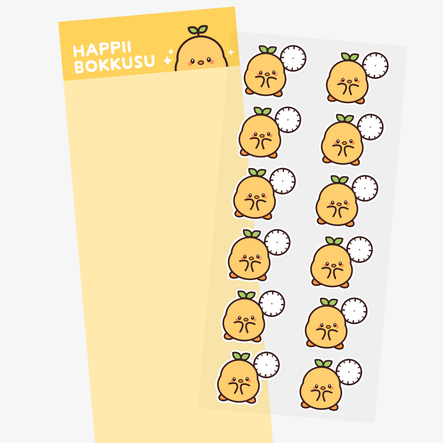 Sticker Sheet 108 - What Time?