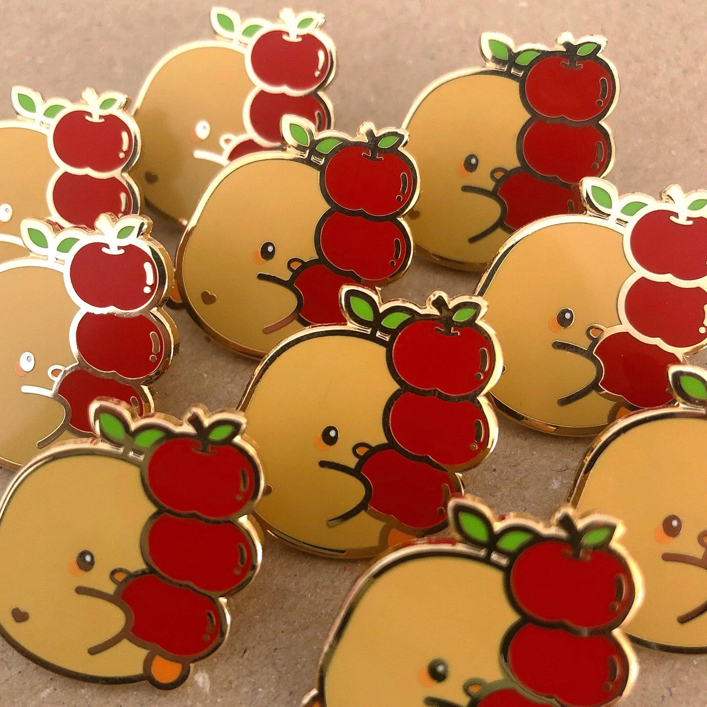 Miru and Apples Enamel Pin