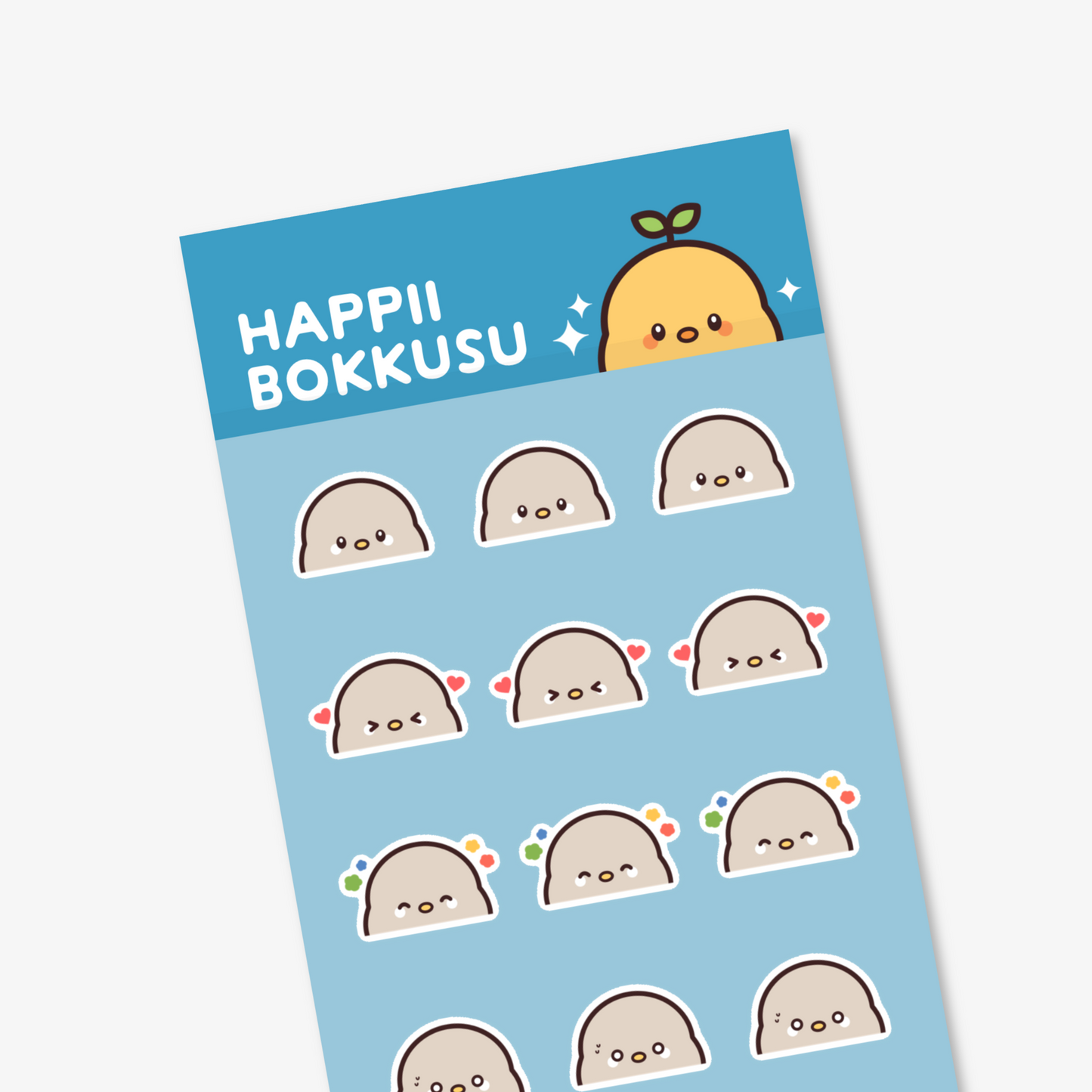 Sticker Sheet 105 - Nemu Emojis