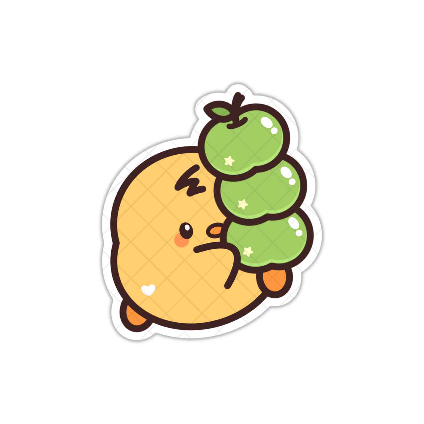 Taku with Green Apples Sticker