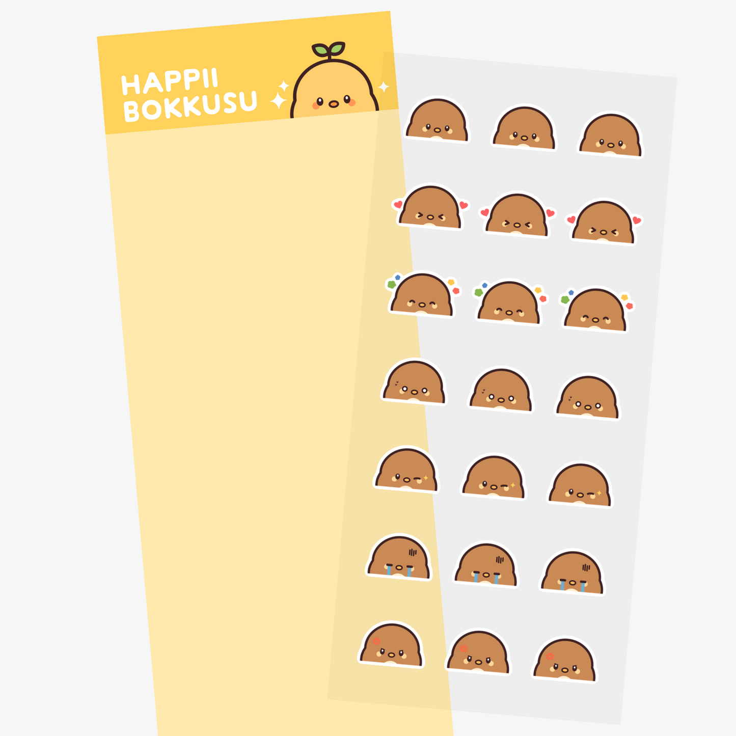 Sticker Sheet 104 - Piri Emojis