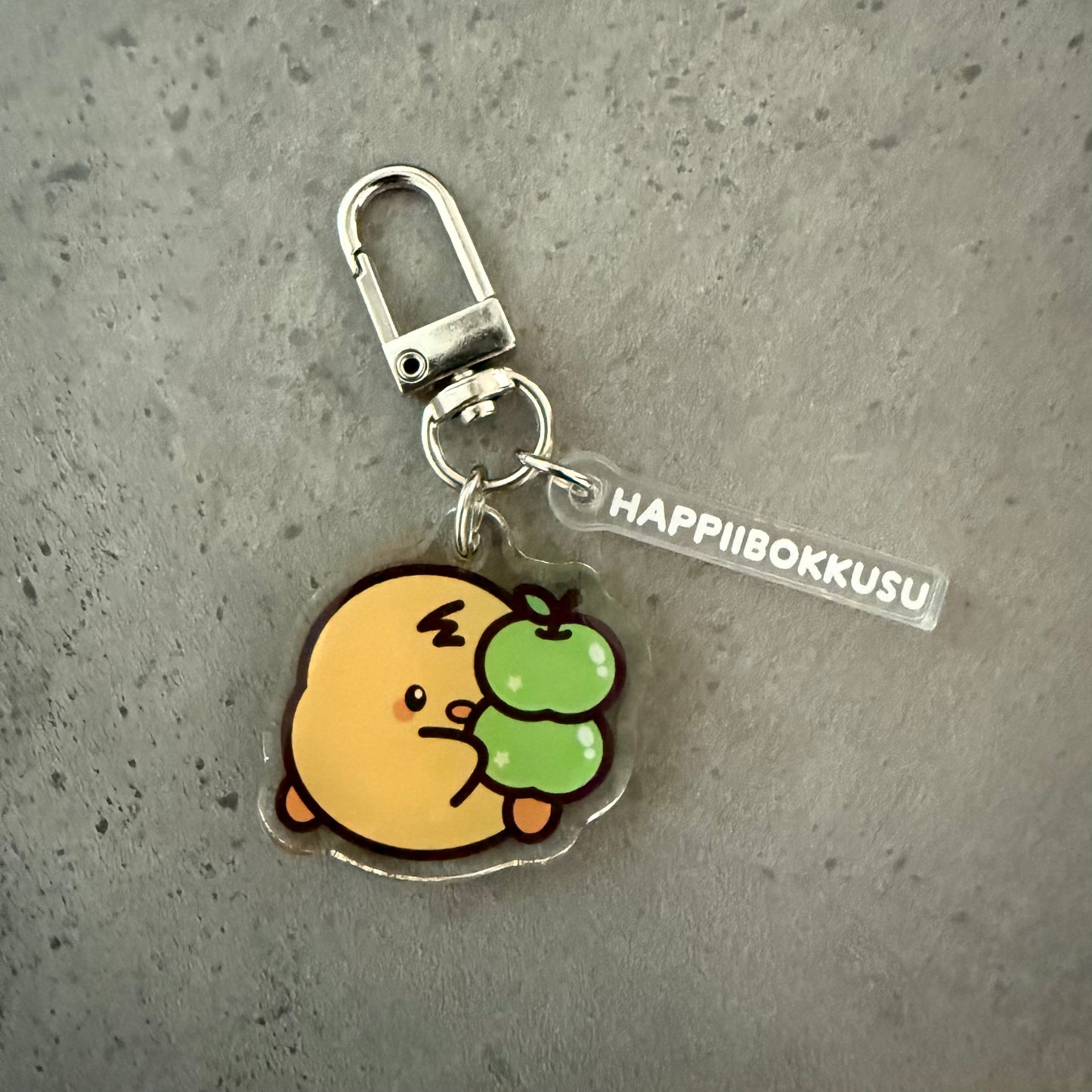 Taku with Apples Keychain