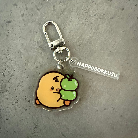 Taku with Apples Keychain